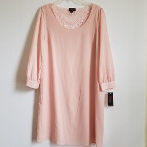 JOHN MEYER  DRESS LONG SLEEVE BACK LACE